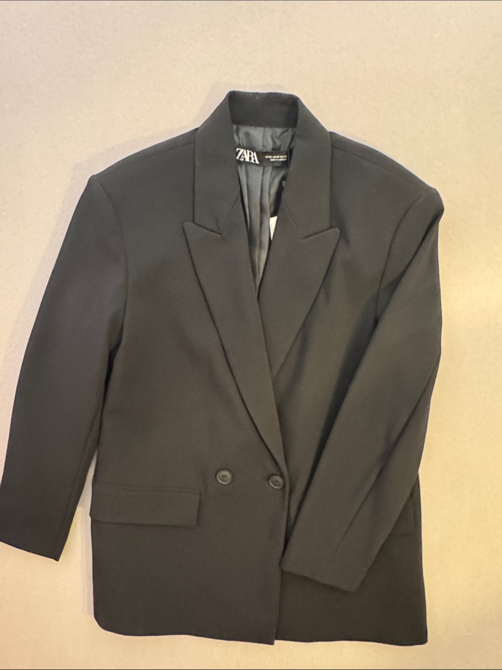 Zara Double-Breasted Oversized Blazer – XS- NWT – TV Series Yellowjackets Wardro